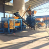 Yixin QT5-15 Fly Ash Brick Machine Plant Working in India market 